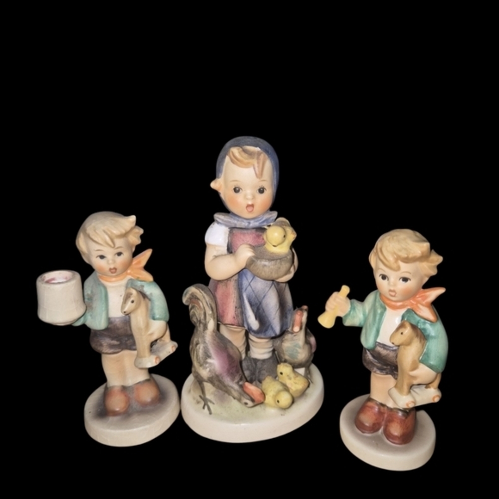Lot Of 3 Hummel Figurines.
